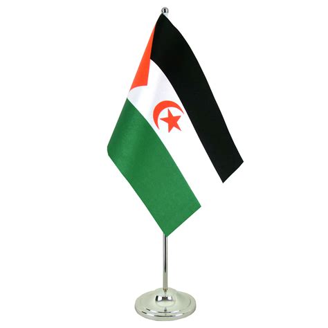 Western Sahara Satin Table Flag 6x9 MaxFlags Royal Flags