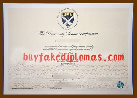 Fake Glasgow Caledonian University Degree | Buy Fake Diplomas, High ...