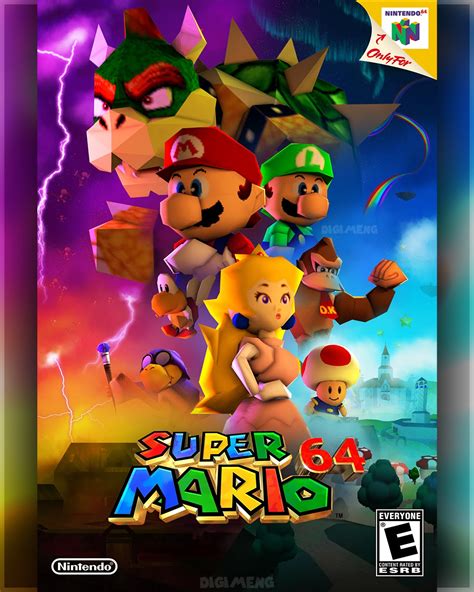 Digimeng On Twitter I Made A Modern Super Mario 64 Cover In Style Of