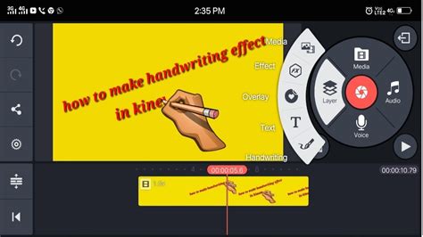 How To Make Handwriting Effect On Kinemaster Kinemaster Animation