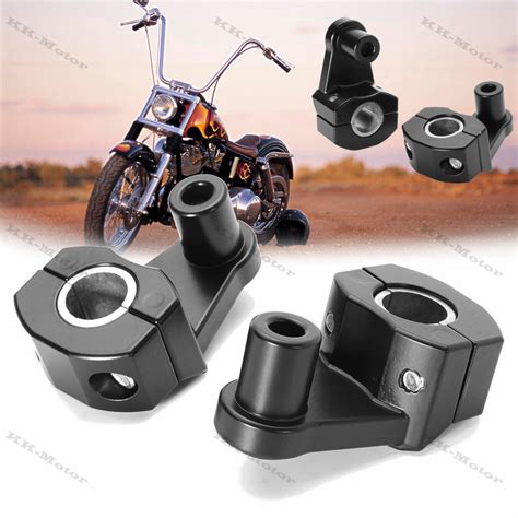 Motorcycle Handlebar Aluminum Mm Handle Fat Bar Mount Clamps