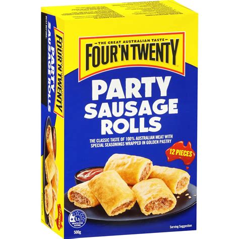 Four N Twenty Sausage Roll Party 500g Woolworths