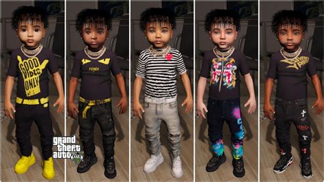 Gta 5 Cute Baby Male 140 Gta 5 Mod Addon Ped Fivem Youtube