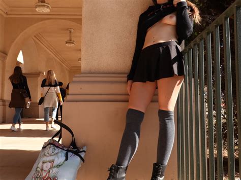 A Quick Flash To Show That I M Always Braless Porn Pic