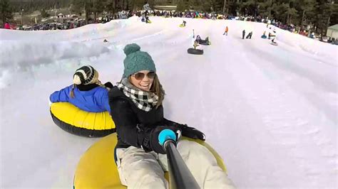 Sledding Crash In Big Bear Youtube