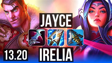 Jayce Vs Irelia Mid Rank Jayce Dominating Rank Kr