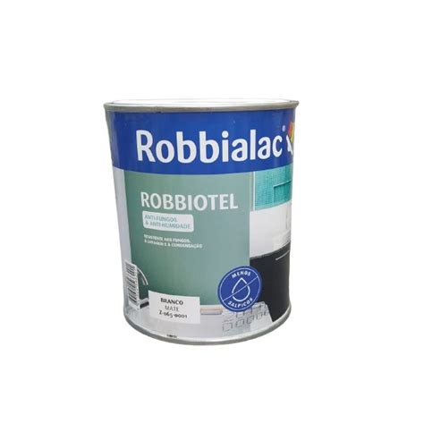 Robbialac Tinta De Interior Robbiotel Acetinado Anti Fungos Branco