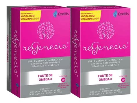 Regenesis Mega Kit Caixas De C Psulas Cada Frete Gr Tis