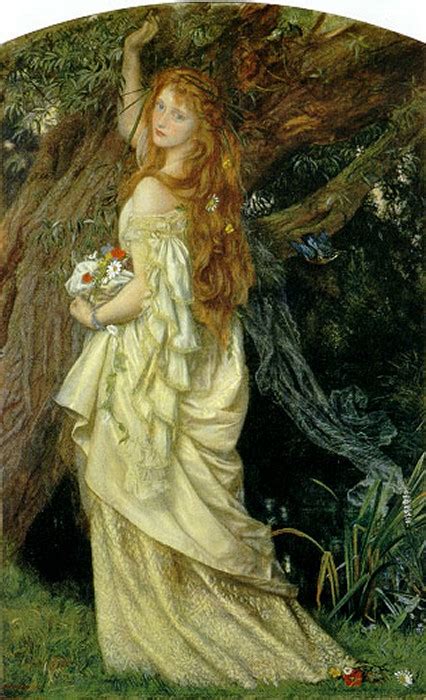 Ophelia, c.1863 - Arthur Hughes - WikiArt.org