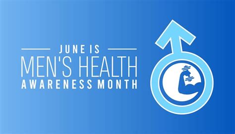 Premium Vector Mens Health Awareness Month Observed Every Year In June