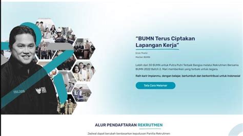 Siap Siap Rekrutmen Bersama Bumn 2023 Dibuka Besok Ini Syarat Dan Hot