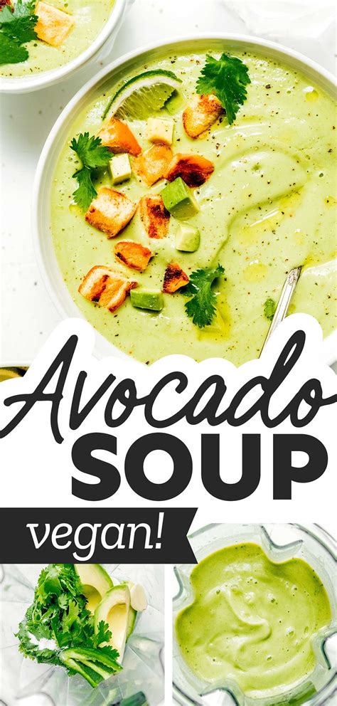 Minute Creamy Avocado Soup Recipe Live Eat Learn