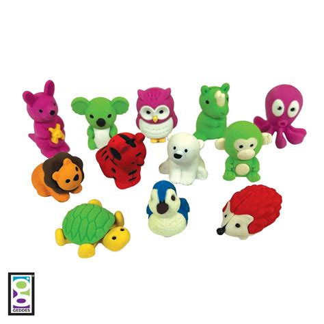 New Eraser Animals Desk Pets 25 Pack