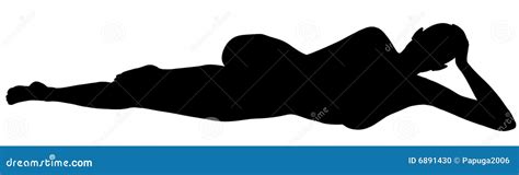 Lying Silhouette Stock Illustration Illustration Of Silhouette 6891430