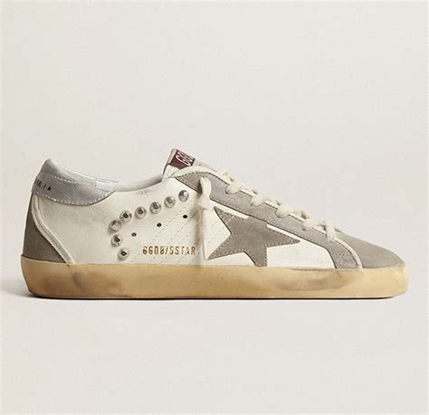 Golden Goose Superstar Leather Upper And Heel With Suede Toe And Spur