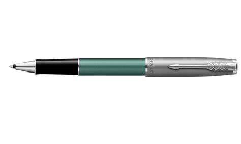 PARKER SONNET ESSENTIAL Sand Blasted Metal Green CT ROLLERBALL