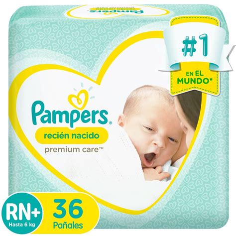 Pañal Pampers Premium Care Recién Nacido 36 Un Unimarc