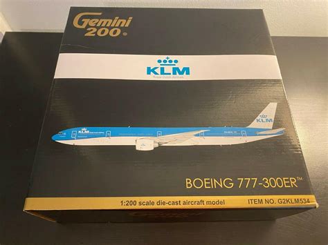 Gemini Jets 1 200 Scale Klm Boeing 777 300er Ph Bvn 3430476325