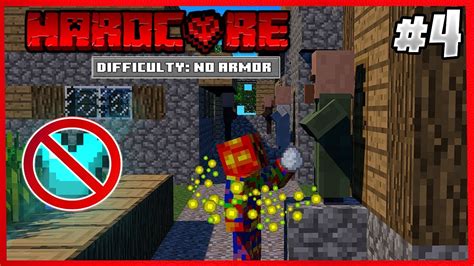 Hardcore NO ARMOUR Ender Dragon Run Episode 4 YouTube