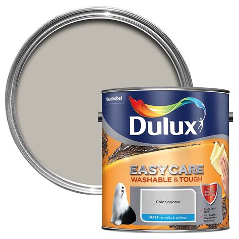 Dulux Easycare Chic Shadow Matt Emulsion Paint 2 5l Departments Diy At Bandq