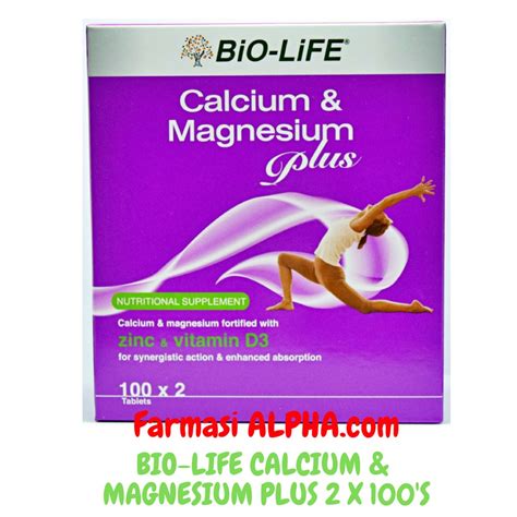 Bio Life Calcium Magnesium Plus X S Shopee Malaysia