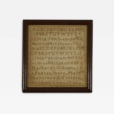 Mini Scottish Sampler 1821 By Margaret Gibson