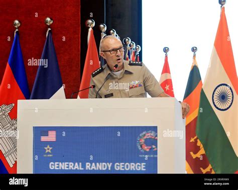 New Delhi India September Us Army S Chief Of Staff General Randy