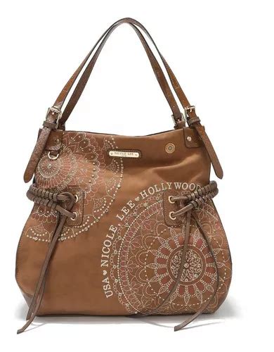 Bolsa Shoulder Josefina Nicole Lee Con Mandala Bordado Fw Color