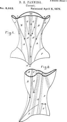 47 Corset Patents Ideas Corset Corset Pattern Sewing Patterns