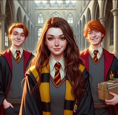 Hufflepuff Aesthetic Hufflepuff Girl Frend Y George Weasly Y T N In 2024 Hufflepuff Aesthetic