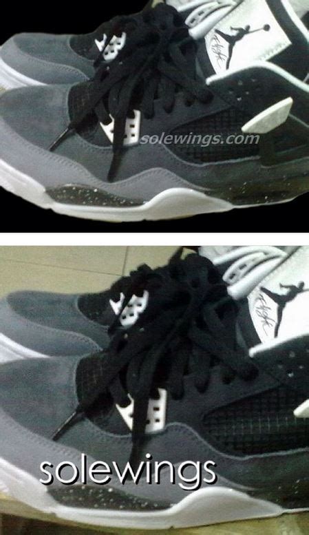 THE SNEAKER ADDICT: 2013 Air Jordan 4 Grey Cement IV Sneakers (Images)