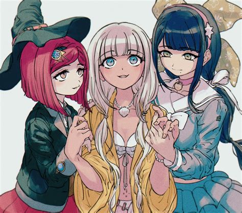 Angie Yonaga Himiko Yumeno Tenko Chabashira Angie Yonaga Danganronpa Danganronpa Characters