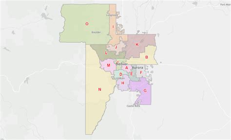 Denver RTD Light Rail Map