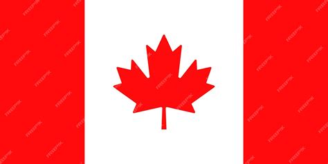 Premium Vector | Banner with canada flag. national canada flag with red ...