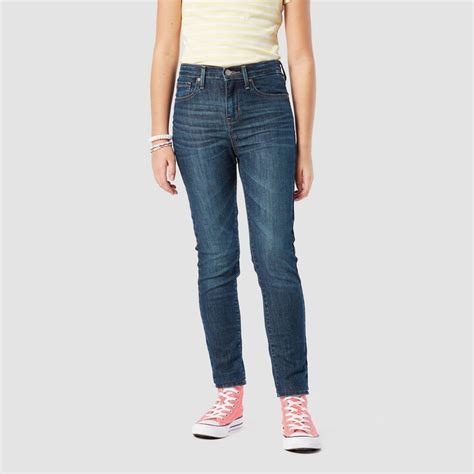 Denizen From Levis Denizen® From Levis® Girls Super Skinny High Rise Jeans Dark Blue 8