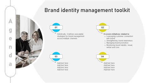 Agenda Brand Identity Management Toolkit Ppt Powerpoint Presentation