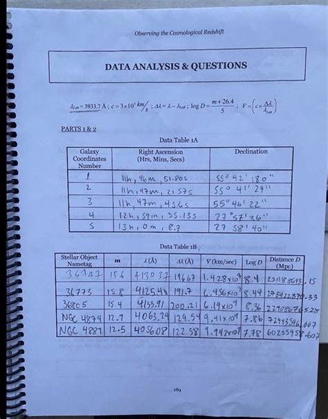 Solved 5. Compare Hubble's Law (equation [1]) and equation | Chegg.com