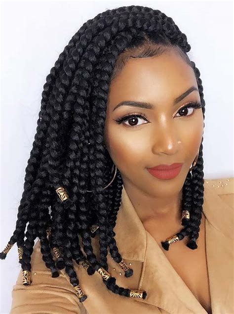 61 Best Jumbo Box Braids Hairstyles Stayglam