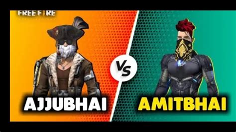 Free Fire Ajju Bhai Vs Amit Bhai Custom Fun Gameplay Gaming With