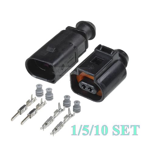 Pin Automotive Male Female Connector Plug Socket Kit For Vw Audi