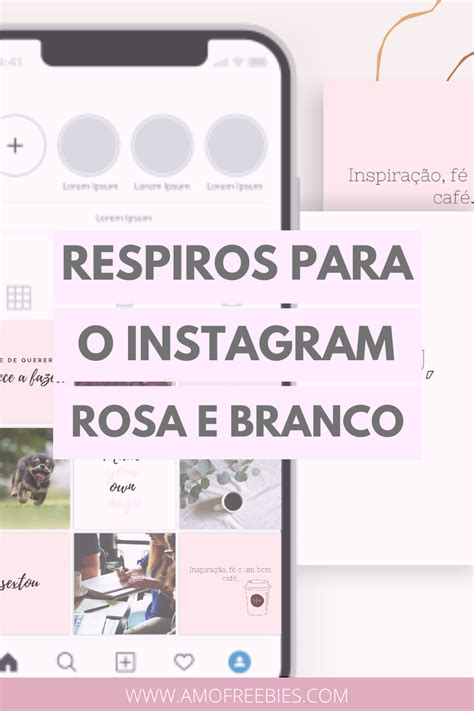 Como organizar o feed do Instagram 20 fotos de respiro Grátis para