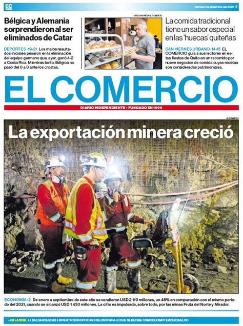 El Comercio On Twitter Amigos Compartimos La PortadaEC Con Los