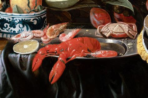 Jan Davidsz De Heem 1606 1684 Atelier Nature Morte Au Homard