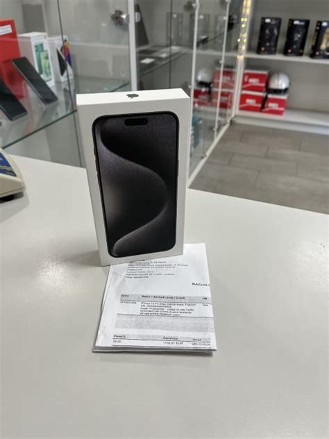 iPhone 15 Pro Max 256GB GARANCIJA NOVO R1 račun