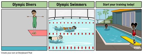 Swimming Events Storyboard Af Anna Warfield