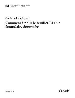 Remplissable En Ligne Guide De Lemployeur Comment Tablir Le Feuillet T