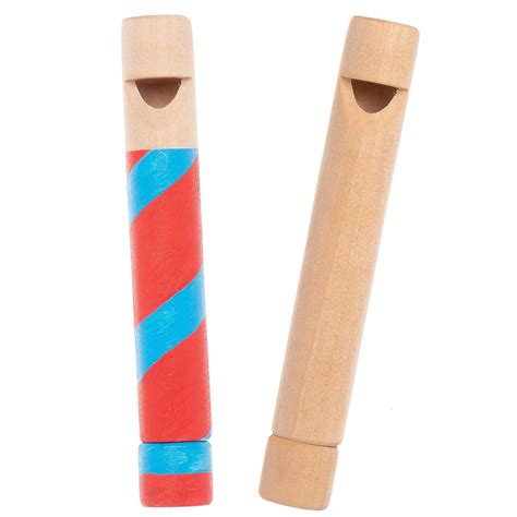 Baker Ross At849 Wooden Sliding Whistles Pack Of 2 Great For Kids