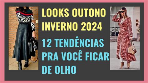 Tendências outono inverno 2024 YouTube