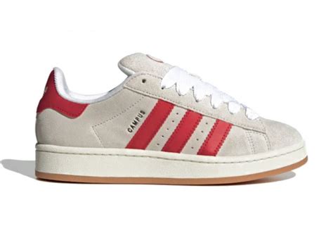 Adidas Campus 00s Crystal White Better Scarlet