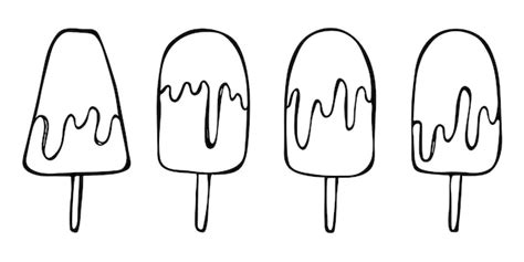 Premium Vector Vector Set Of Hand Drawn Ice Cream Illustration Cute